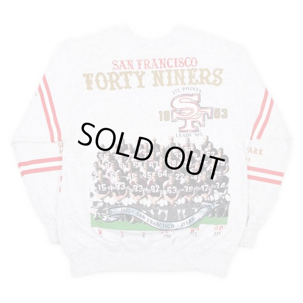 画像2: 90's SAN FRANCISCO 49ERS 総柄スウェット “MADE IN USA” (2)