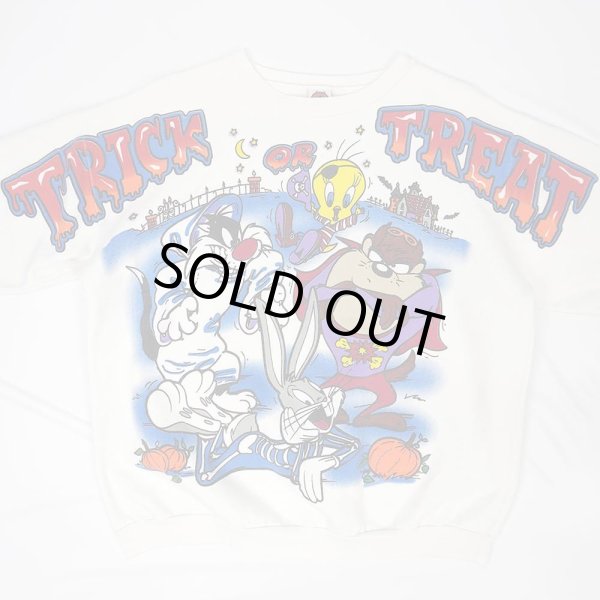 画像2: 90's Looney Tunes キャラクタープリント スウェット "MADE IN USA" (2)