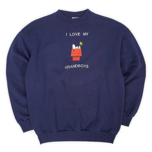 画像1: 90's TULTEX スウェット "Snoopy-style Embroidery" (1)