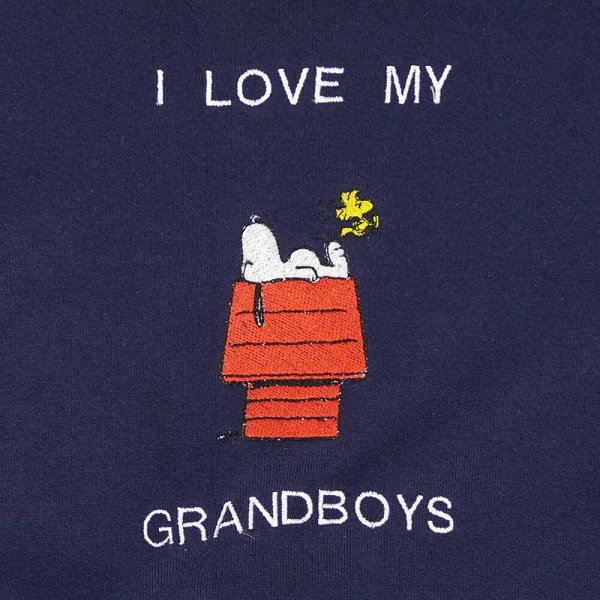 画像2: 90's TULTEX スウェット "Snoopy-style Embroidery" (2)