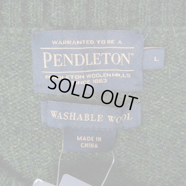 画像2: 00's PENDLETON ウールニット "DEADSTOCK" (2)