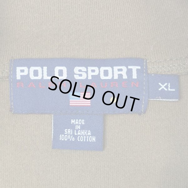 画像2: 90's POLO SPORT ハーフジップ コットンニット (2)