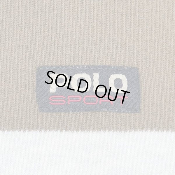 画像3: 90's POLO SPORT ハーフジップ コットンニット (3)