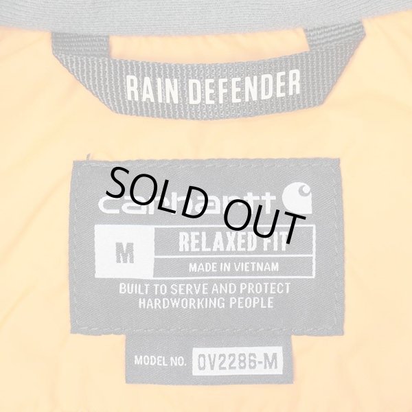 画像2: 00's Carhartt ギリアムベスト "Orange" (2)