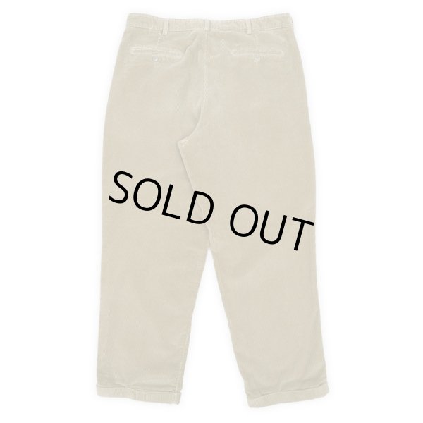 画像2: 90's ROUNDTREE＆YORKE 2タック 太畝コーデュロイパンツ (2)