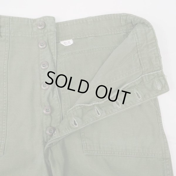 画像4: 60's US.ARMY コットンサテン ベイカーパンツ (4)