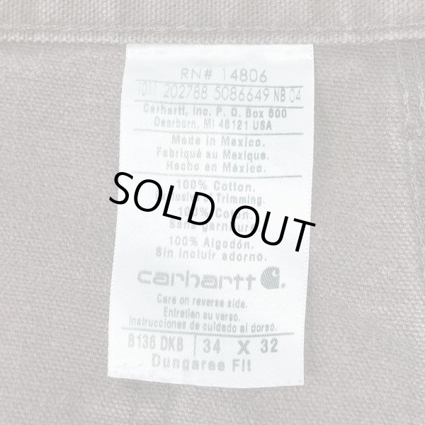 画像3: 00's Carhartt ダブルニー ペインターパンツ "実寸W33 L28" (3)