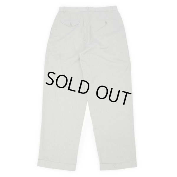 画像2: 90's Polo Ralph Lauren 2タック HBTトラウザー "実寸 W31 L30" (2)