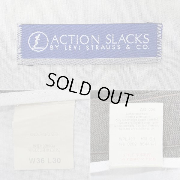 画像3: 00's Levi's アクションスラックス "BROWN HEATHER" (3)