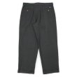 画像2: 90's DOCKERS 2タック コットンリネントラウザー "MADE IN USA / BLACK / W36 L29" (2)