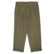 画像1: 90's DOCKERS 2タック コットンリネントラウザー "MADE IN USA / OLIVE" (1)
