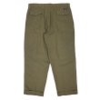 画像2: 90's DOCKERS 2タック コットンリネントラウザー "MADE IN USA / OLIVE" (2)