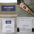 画像4: 90's DOCKERS 2タック コットンリネントラウザー "MADE IN USA / OLIVE" (4)