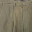 画像5: 90's DOCKERS 2タック コットンリネントラウザー "MADE IN USA / OLIVE" (5)