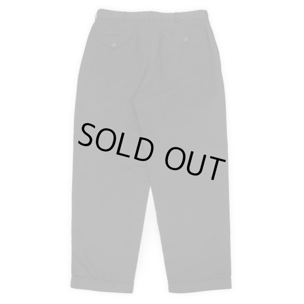 画像2: 90's Polo Ralph Lauren 2タック ポリエステルトラウザー "POLO GOLF / BLACK / W35 L30相当" (2)