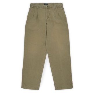 90's Claiborne 2タック リネン×レーヨン HBTトラウザー 