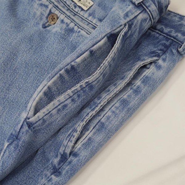 画像4: 90's Polo Ralph Lauren ノータック デニムトラウザー "MADE IN USA" (4)