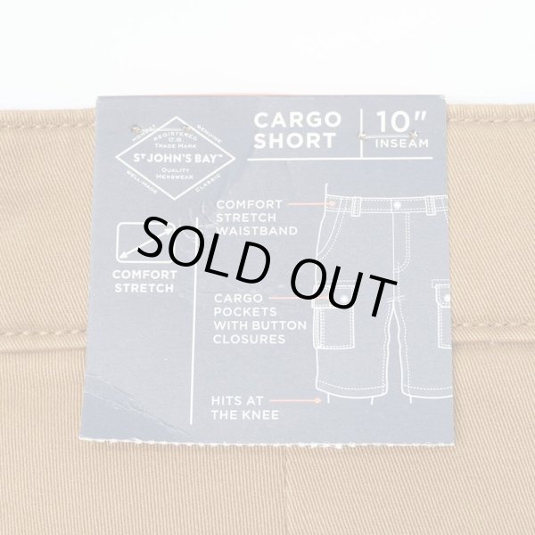 画像4: 00's ST JOHN'S BAY カーゴショーツ "DEADSTOCK / BROWN" (4)