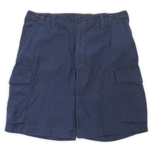 画像1: 00's Polo Ralph Lauren 6ポケット カーゴショーツ "NAVY / W35" (1)