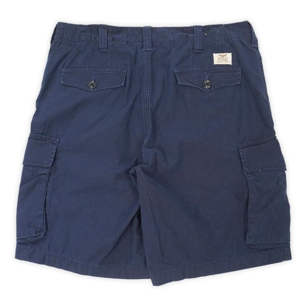 画像2: 00's Polo Ralph Lauren 6ポケット カーゴショーツ "NAVY / W35" (2)
