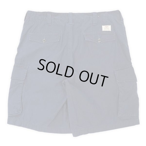 画像2: 00's Polo Ralph Lauren 6ポケット カーゴショーツ "NAVY / W35" (2)