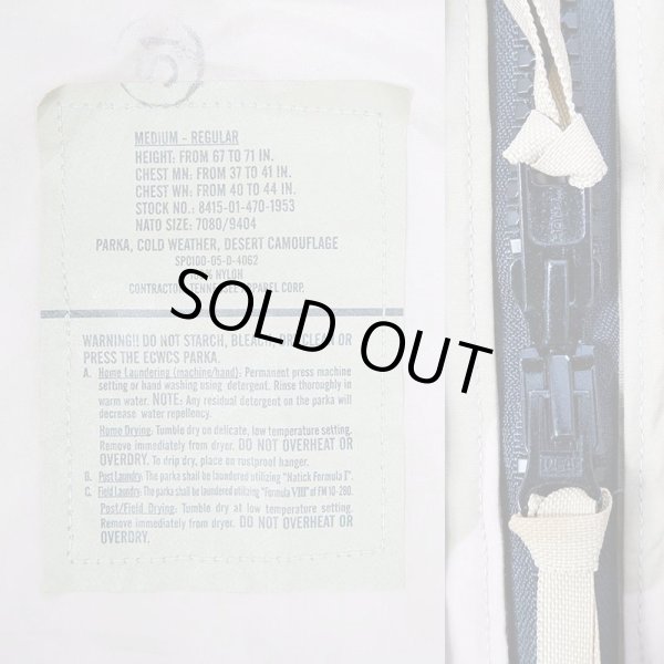 画像3: 00's US.ARMY ECWCS 3C デザートカモ柄 GORE-TEX PARKA “MEDIUM-REGULAR / DEADSTOCK” (3)