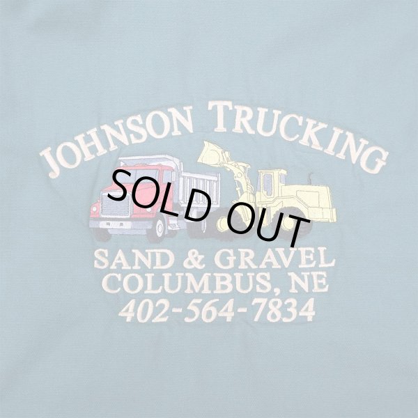 画像3: 00's Tri-Mountain フーディージャケット “JOHNSON TRUCKING” (3)
