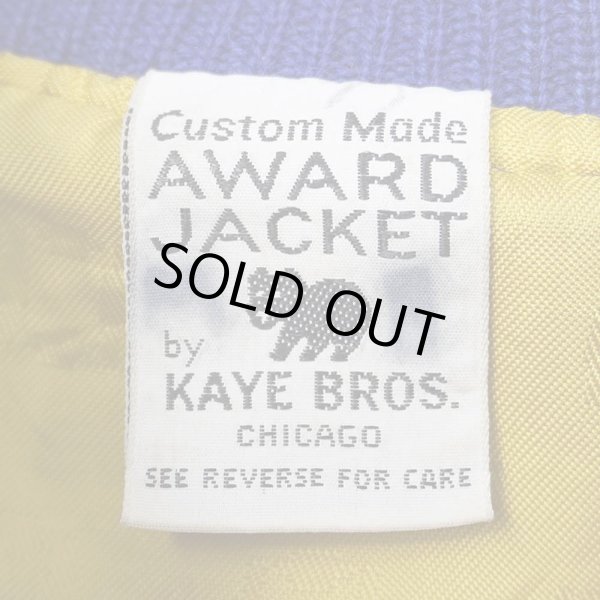 画像3: 70's KAYE BROS レザー切り替え スタジャン (3)