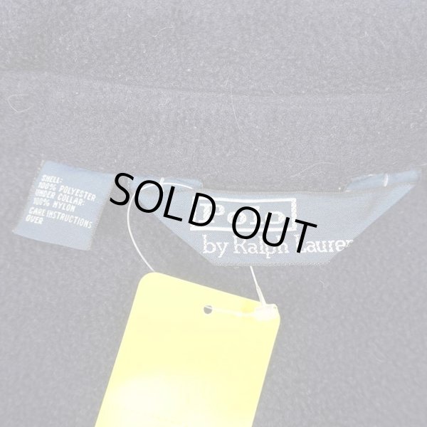 画像2: 00's Polo Ralph Lauren チンストラップ フリーススウィングトップ (2)