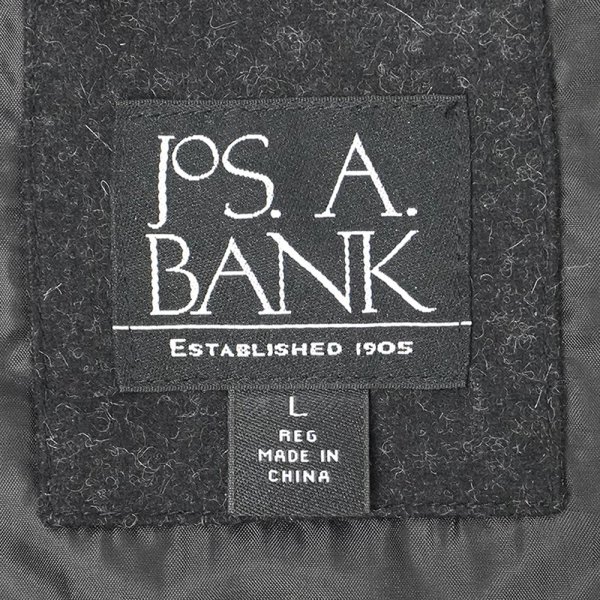 画像2: 00's Jos.A.BANK ウールスポーツジャケット (2)