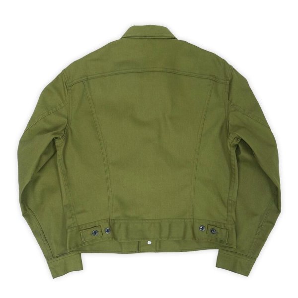 画像2: 70's Lee 220-1031 ツイルトラッカージャケット "OLIVE / DEADSTOCK" (2)