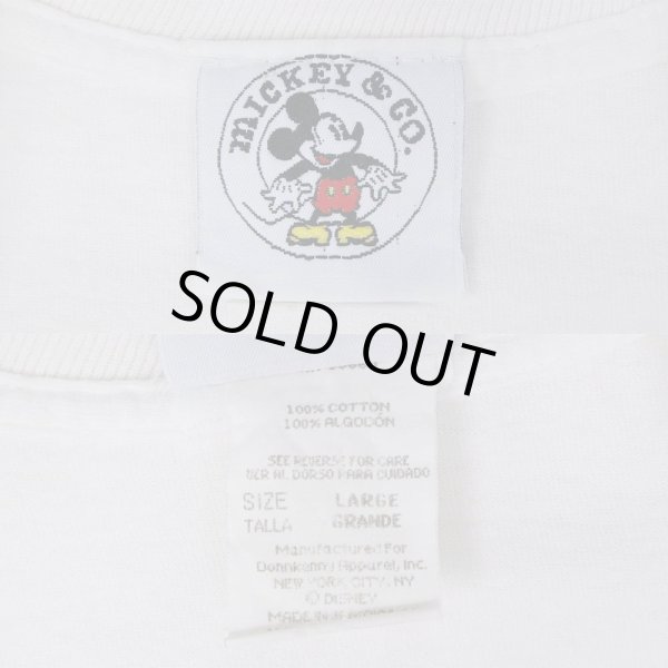 画像3: 90's MICKEY MOUSE 両面プリントTシャツ “青パン” (3)