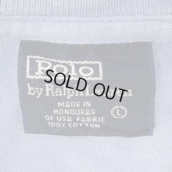 画像2: 00's Polo Ralph Lauren ロゴ刺繍 Tシャツ (2)