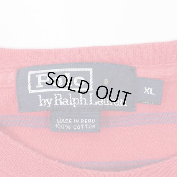 画像2: 90's Polo Ralph Lauren マルチボーダーTシャツ (2)