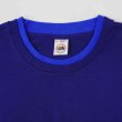 画像3: 90's Fruit of the loom フェイクレイヤードTシャツ "DEADSTOCK / NAVY × BLUE" (3)