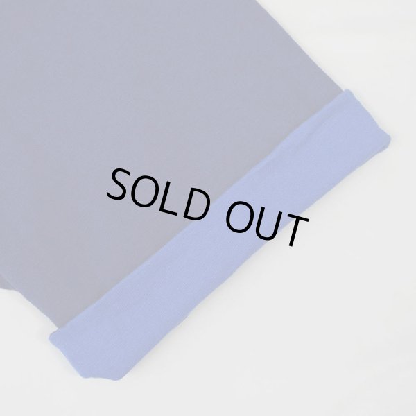 画像4: 90's Fruit of the loom フェイクレイヤードTシャツ "DEADSTOCK / NAVY × BLUE" (4)