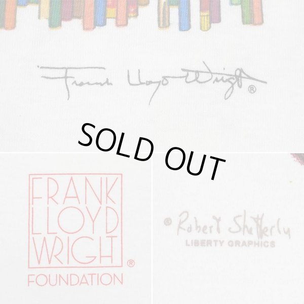 画像5: 00's LIBERTY GRAPHICS × Frank Lloyd Wright テストプリントTシャツ "DEADSTOCK" (5)