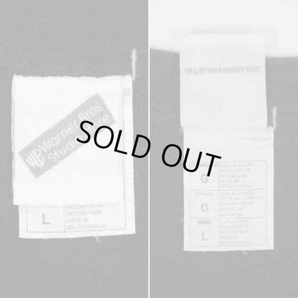 画像2: Late 90's Looney Tunes キャラクター刺繍 ポケットTシャツ "Tasmanian Devil" (2)