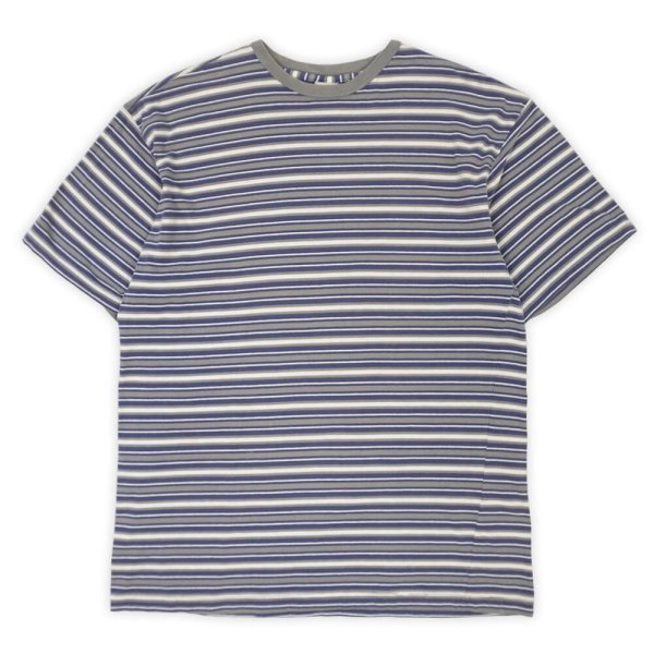 画像1: Early 00's OLD GAP マルチボーダーTシャツ (1)