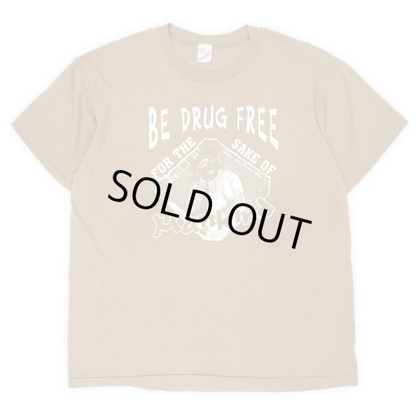 画像1: 80's BE DRUG FREE FOR THE SAKE OF MANKIND プリントTシャツ "MADE IN USA" (1)