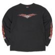 画像1: 00's HARLEY-DAVIDSON L/S 両面プリントTシャツ "MADE IN USA" (1)