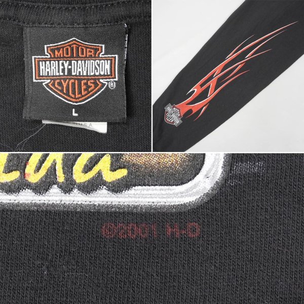 画像3: 00's HARLEY-DAVIDSON L/S 両面プリントTシャツ "MADE IN USA" (3)