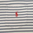 画像3: 00's Polo Ralph Lauren ボーダー ポケットTシャツ "Blue Gray×White" (3)