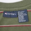 画像2: 90's Puritan マルチボーダー ポケットTシャツ (2)