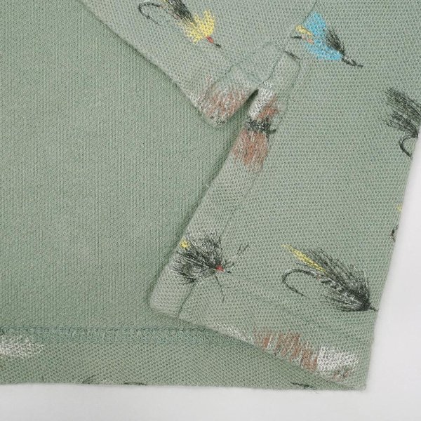 画像4: 90's ORVIS 総柄 ポロシャツ (4)