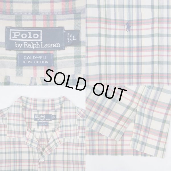 画像3: 90's Polo Ralph Lauren S/S オープンカラーシャツ "CALDWELL" (3)