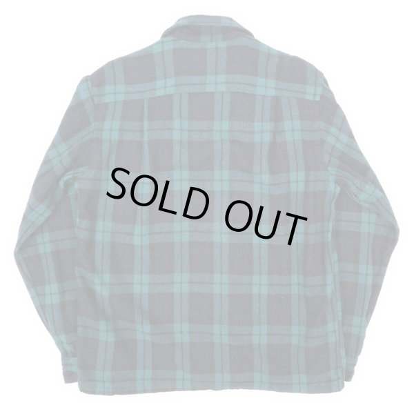 画像2: 60's BELLMONT オープンカラー ウールシャツ (2)