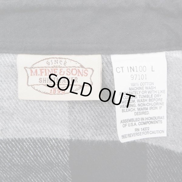 画像3: 90's FIVE BROTHER OEM ヘビーネルシャツ (3)