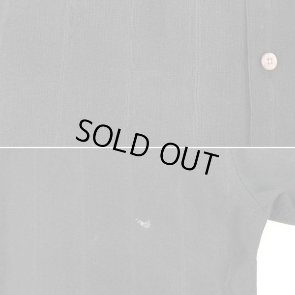 画像5: 90's PERRY ELLIS S/S レーヨンシャツ "BLACK" (5)