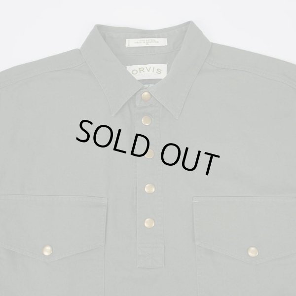 画像3: 90-00's ORVIS ハーフスナップ コットンプルオーバーシャツ "MALPAI" (3)